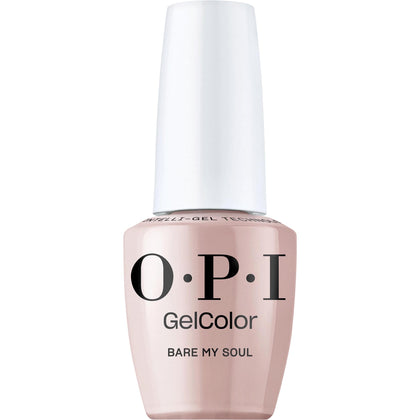 OPI GelColor Bare My Soul gel polish front view