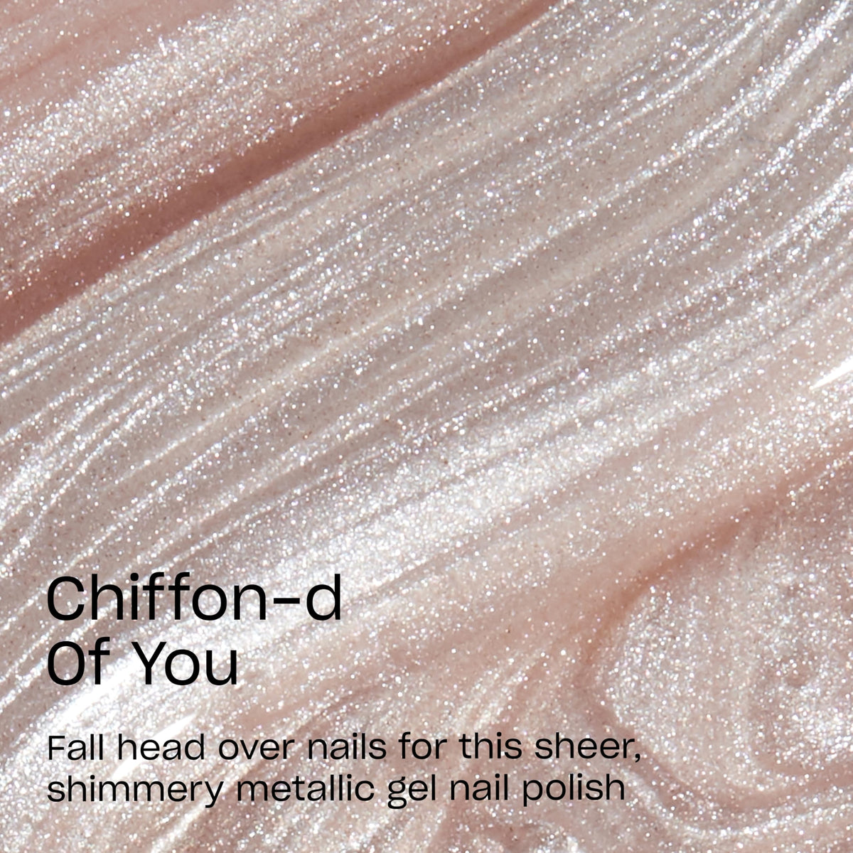 OPI GelColor Chiffon-d of You swatch on nails