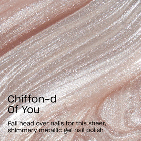OPI GelColor Chiffon-d of You swatch on nails