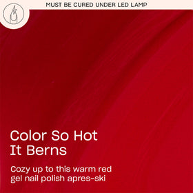 OPI GelColor Color So Hot it Berns bottle with label