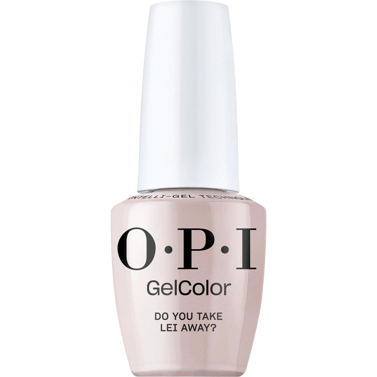 OPI GelColor Do You Take Lei Away? soft nude beige gel nail polish front view