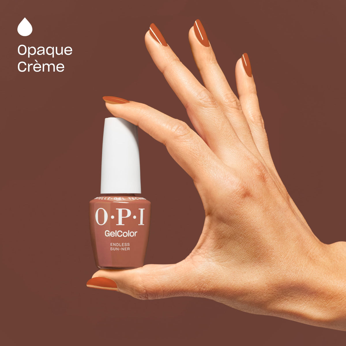 OPI GelColor Endless Sun-ner bottle with packaging