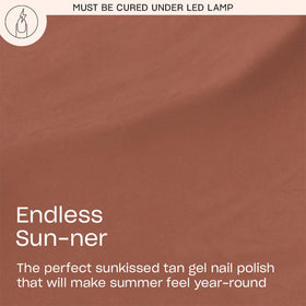 OPI GelColor Endless Sun-ner nail polish swatch on nails