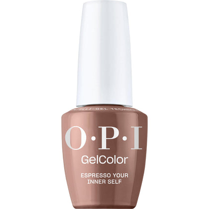 OPI GelColor Espresso Your Inner Self front view 0.5 Fl Oz bottle