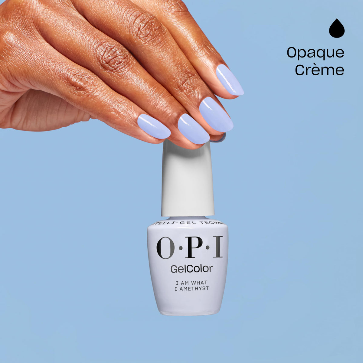 OPI GelColor I Am What I Amethyst with OPI Star Light LED lamp