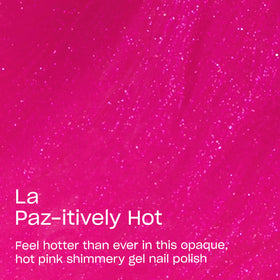 OPI GelColor La Paz-itively Hot bottle side view