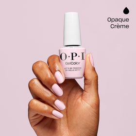 OPI GelColor Let's Be Friends! polish with OPI Star Light LED lamp