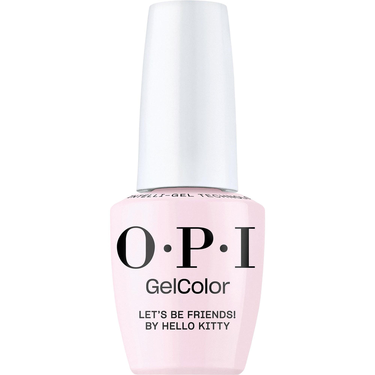 OPI GelColor Let's Be Friends! soft pink gel nail polish front view