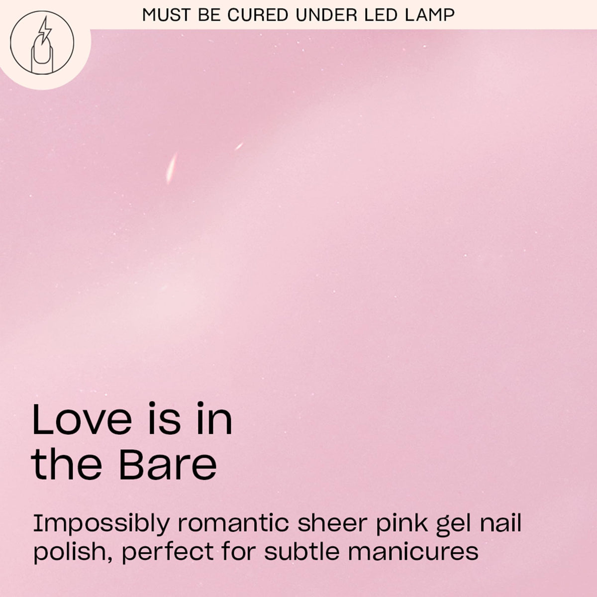 OPI GelColor Love is in the Bare bottle with label