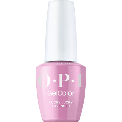 OPI GelColor Lucky Lucky Lavender nail polish bottle front view