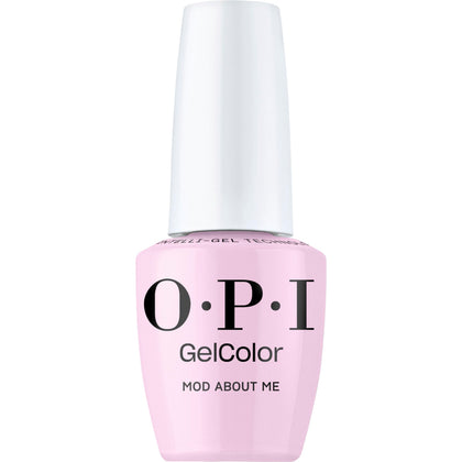 OPI GelColor Mod About Me soft cool lilac purple gel nail polish front view
