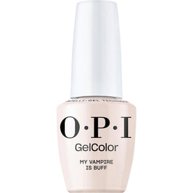 OPI GelColor My Vampire is Buff front view with packaging