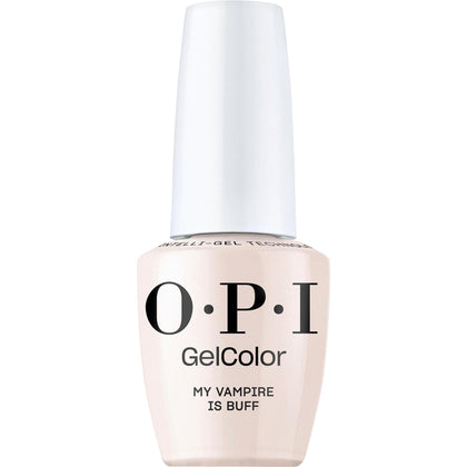 OPI GelColor My Vampire is Buff front view with packaging