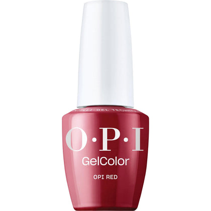 OPI GelColor OPI Red nail polish front view 0.5 Fl Oz