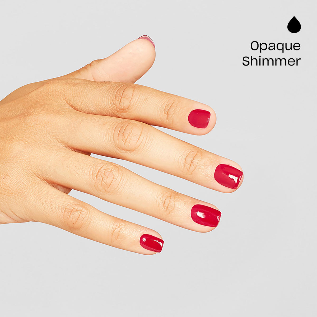 OPI GelColor OPI Red nail polish packaging side view