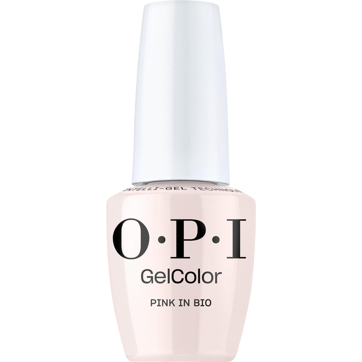 OPI GelColor Pink in Bio front view with glossy finish