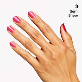 OPI GelColor Pompeii Pink application with Intelli-Brush