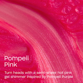 OPI GelColor Pompeii Pink nail polish swatch on nails