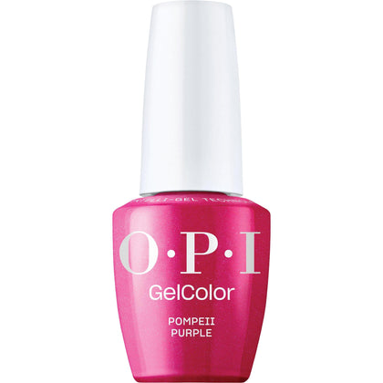 OPI GelColor Pompeii Purple nail polish front view 0.5 Fl Oz