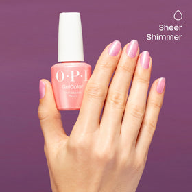 OPI GelColor Princesses Rule! pink shimmer close-up
