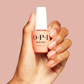 OPI GelColor Queens Rule in salon setting