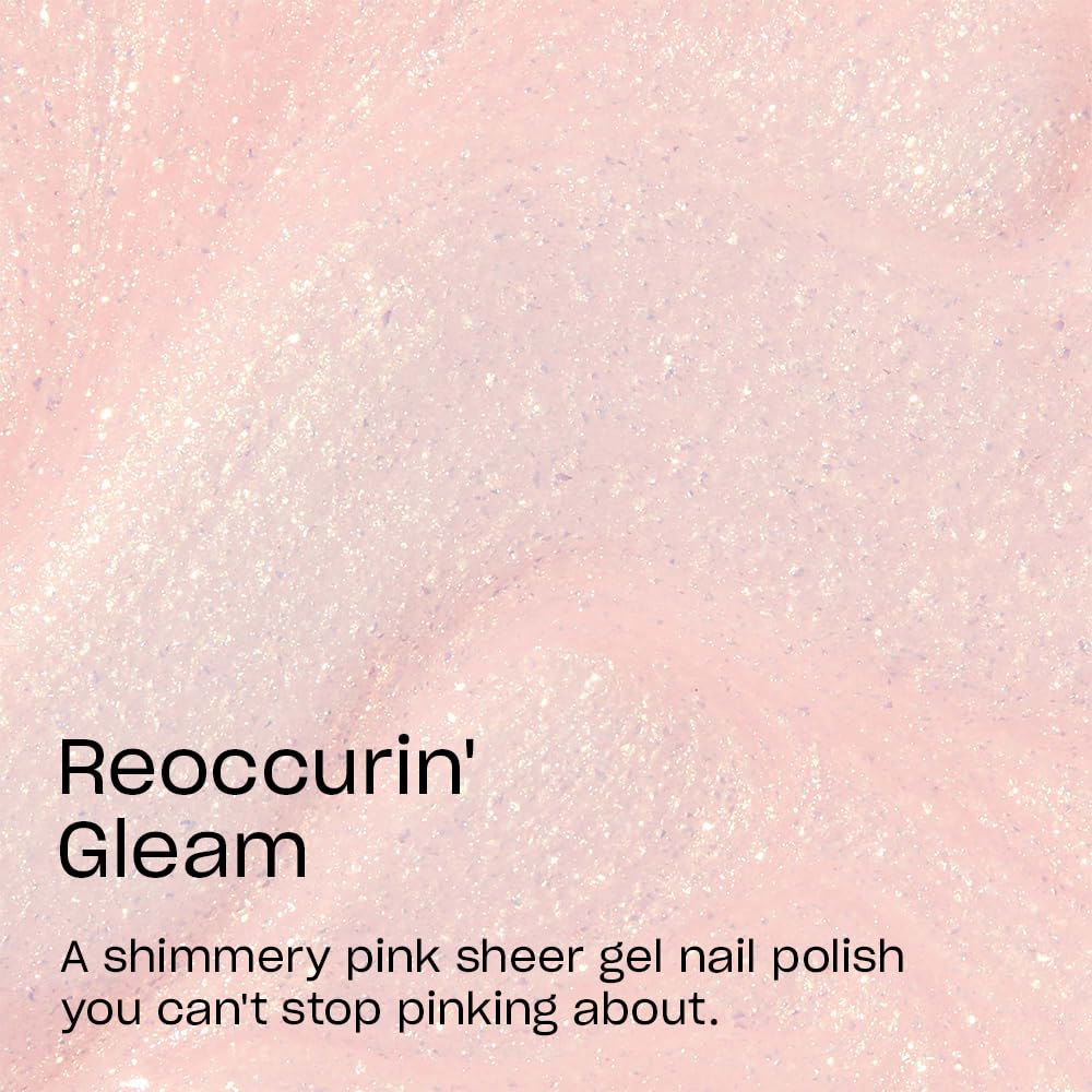 OPI GelColor Reoccurin' Gleam application on nails