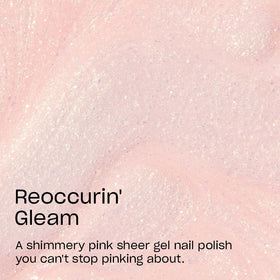 OPI GelColor Reoccurin' Gleam application on nails
