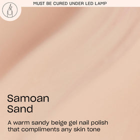 OPI GelColor Samoan Sand nail polish brush close-up
