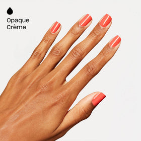 OPI GelColor Shrimp Cocktail Nail Polish application on nails