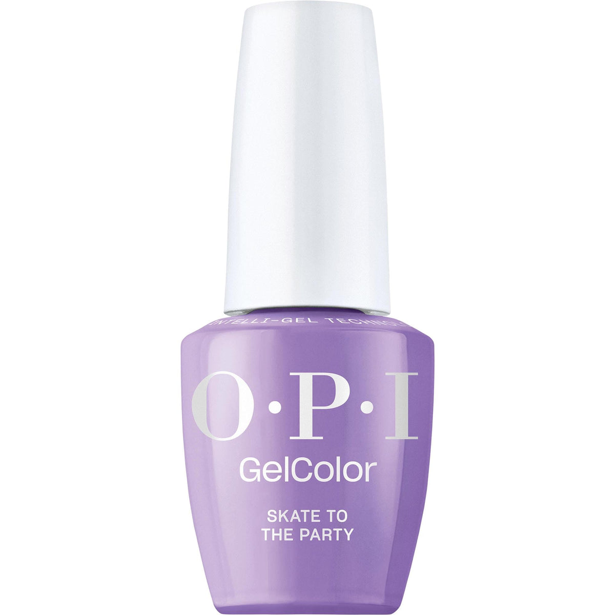 OPI GelColor Skate to the Party bright purple crème nail polish front view