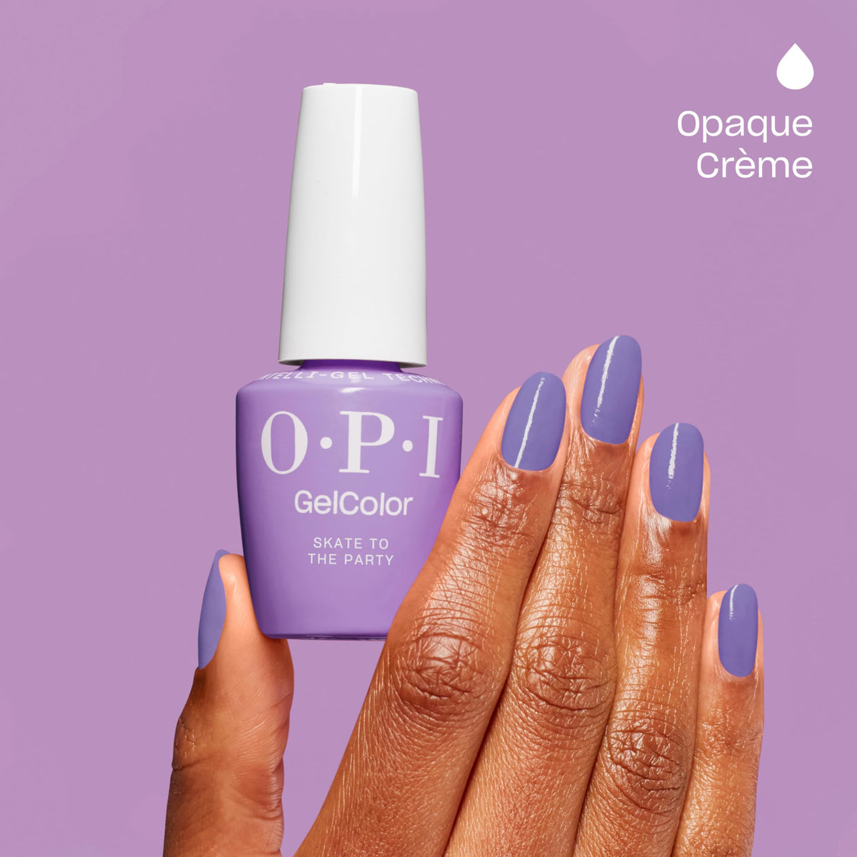 OPI GelColor Skate to the Party nail polish with LED lamp