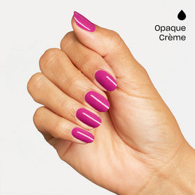 OPI GelColor Strawberry Cosmo application with brush