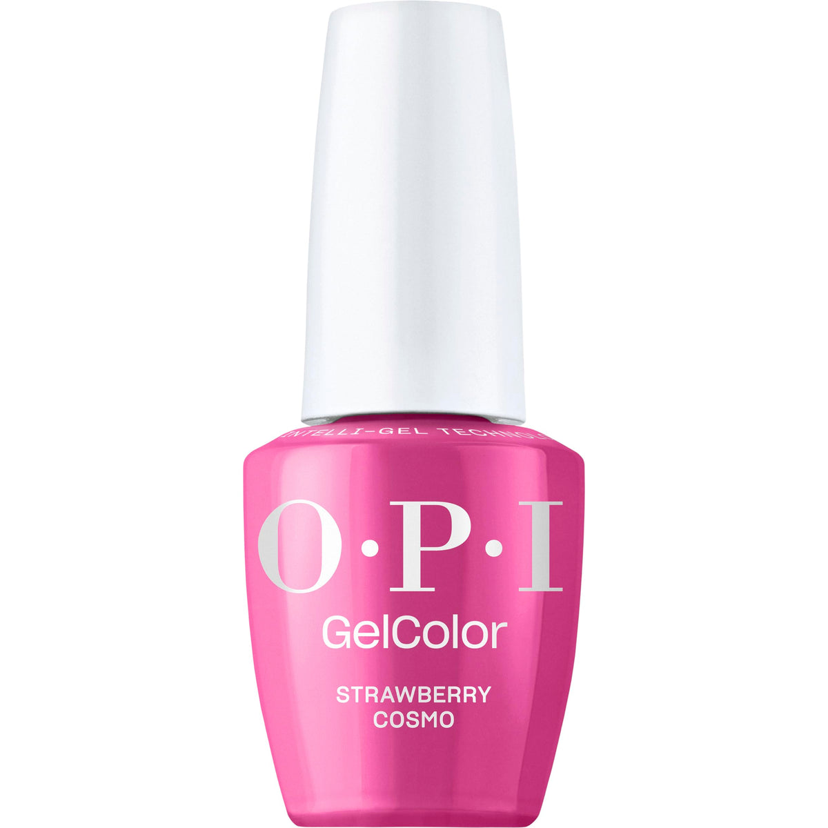 OPI GelColor Strawberry Cosmo nail polish front view