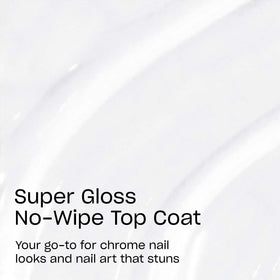 OPI GelColor Super Gloss No Wipe Top Coat application on nails