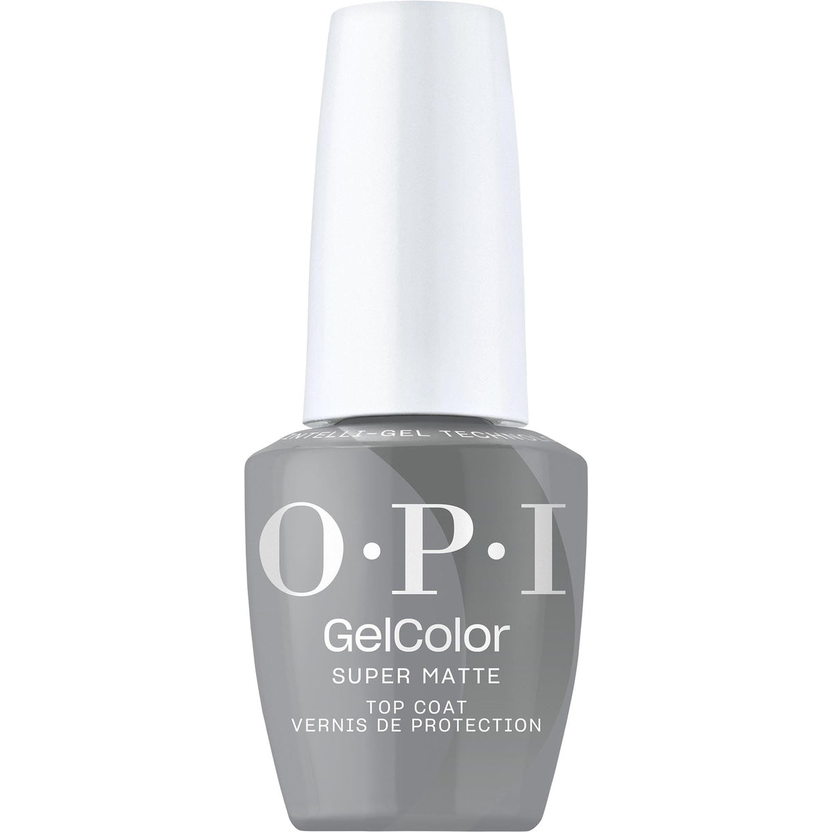 OPI GelColor Super Matte Top Coat 0.5 Fl Oz front view