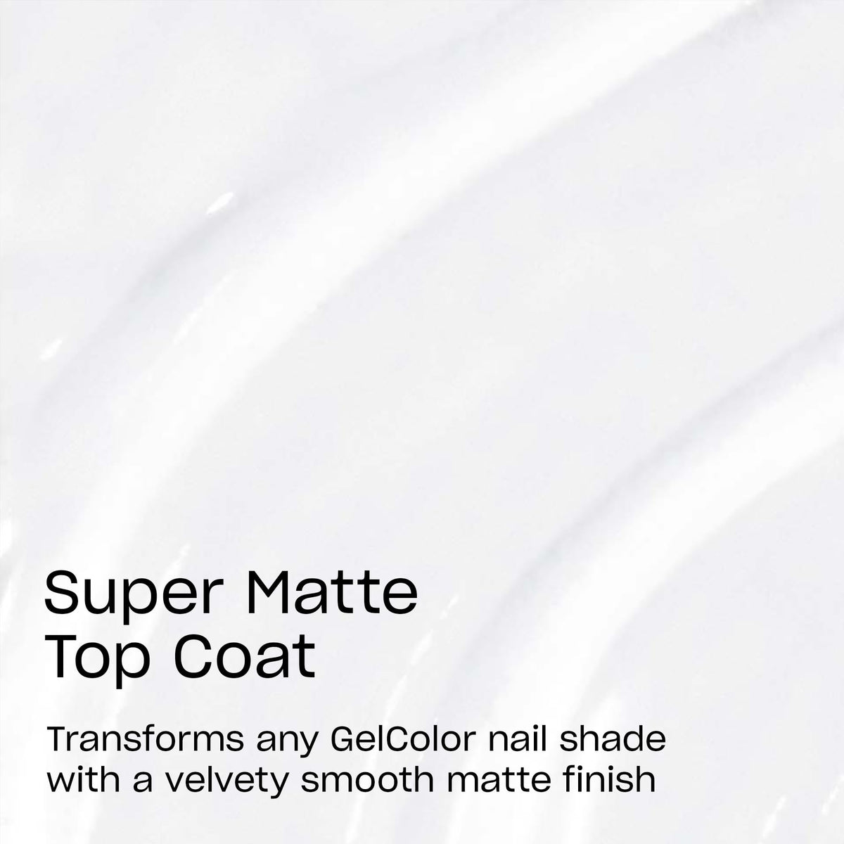 OPI GelColor Super Matte Top Coat application on nails