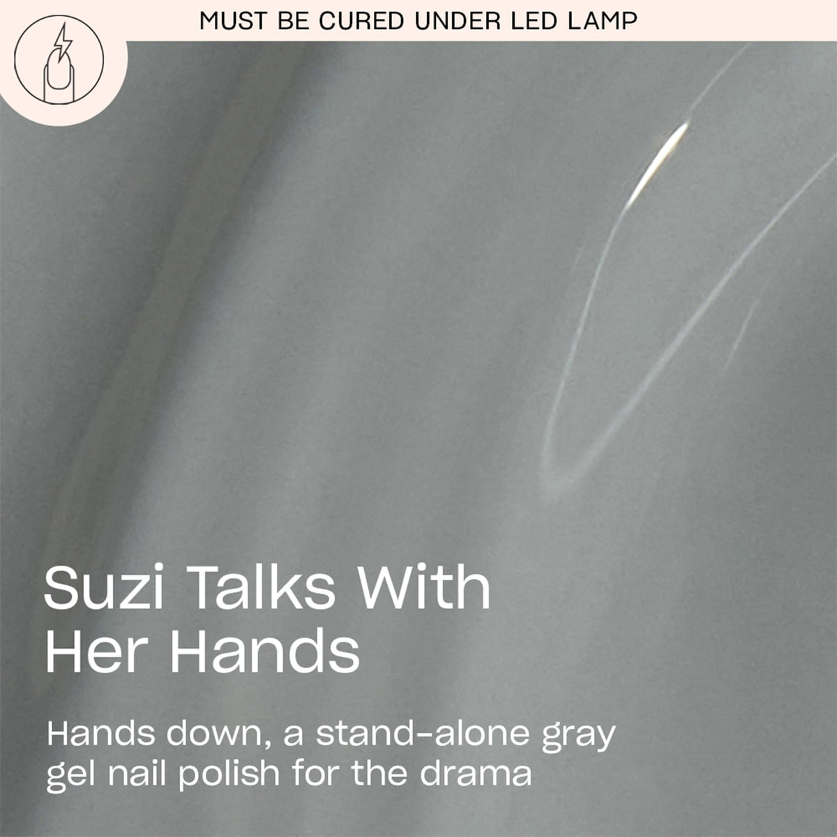 OPI GelColor Suzi Talks with Her Hands application on nails