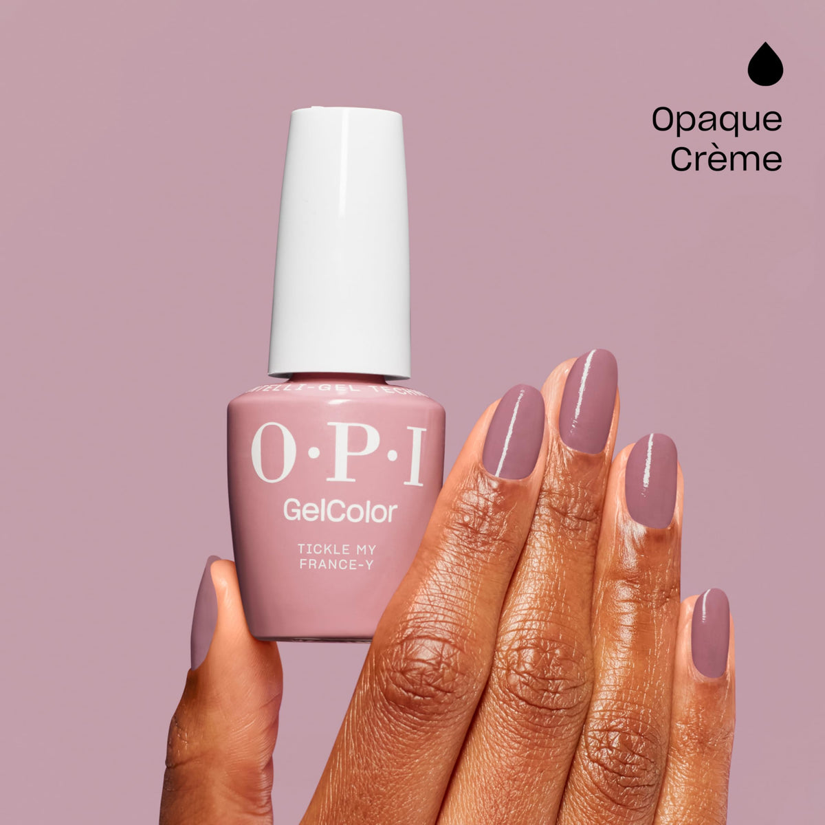 OPI GelColor Tickle My France-y application with Intelli-Brush