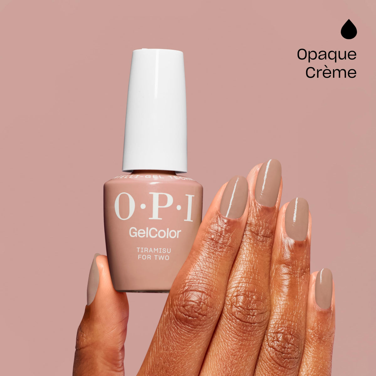 OPI GelColor Tiramisu for Two with OPI Star Light LED lamp