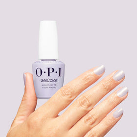 OPI GelColor Welcome to Your Whirl application on nails