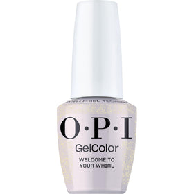 OPI GelColor Welcome to Your Whirl sheer pastel lavender shimmer front view