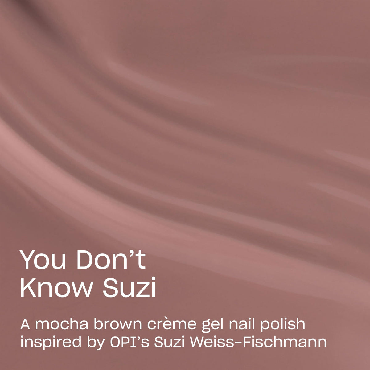 OPI GelColor You Don’t Know Suzi bottle with label
