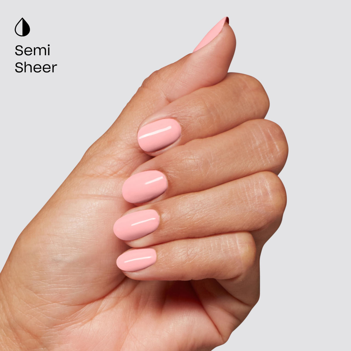 OPI GELement BubbleYUM Gel Nail Polish application process