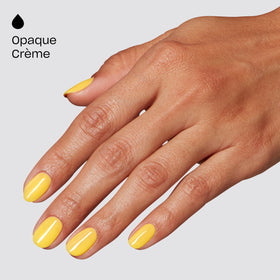 OPI GELement Cheeky Bee-havior gel polish application process