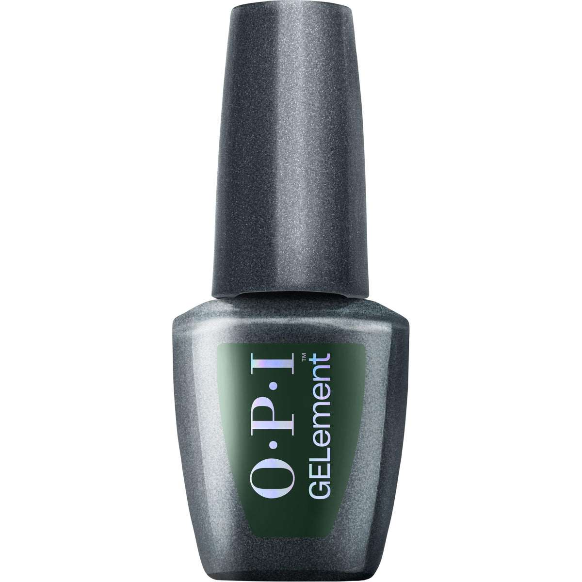 OPI GELement Garden My French dark green gel nail polish bottle front view