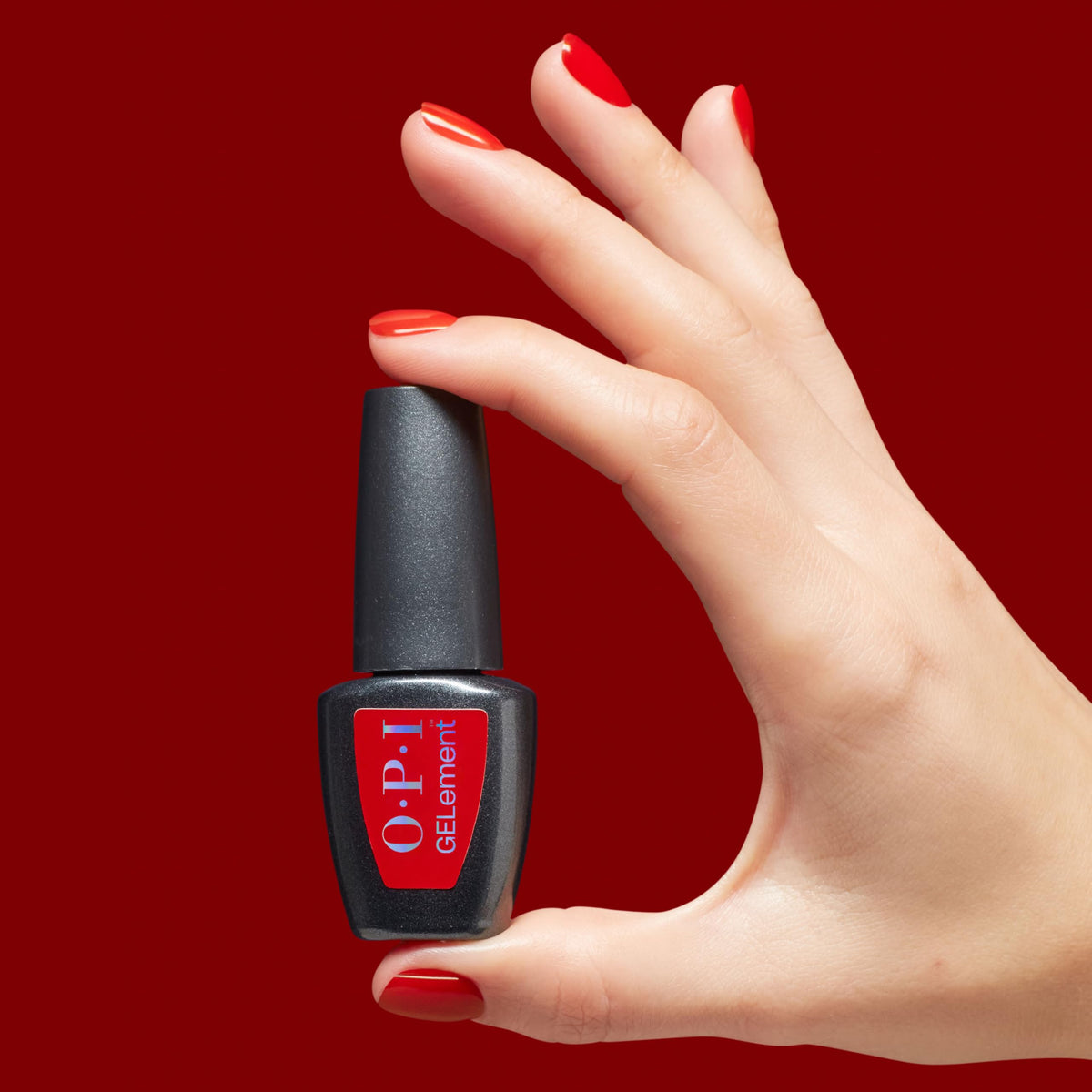 OPI GELement Glossy Goddess gel polish in a nail art setup