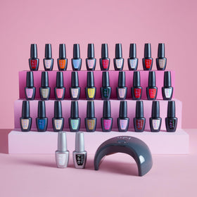 OPI GELement Hear Me-ow gel polish with nail tools