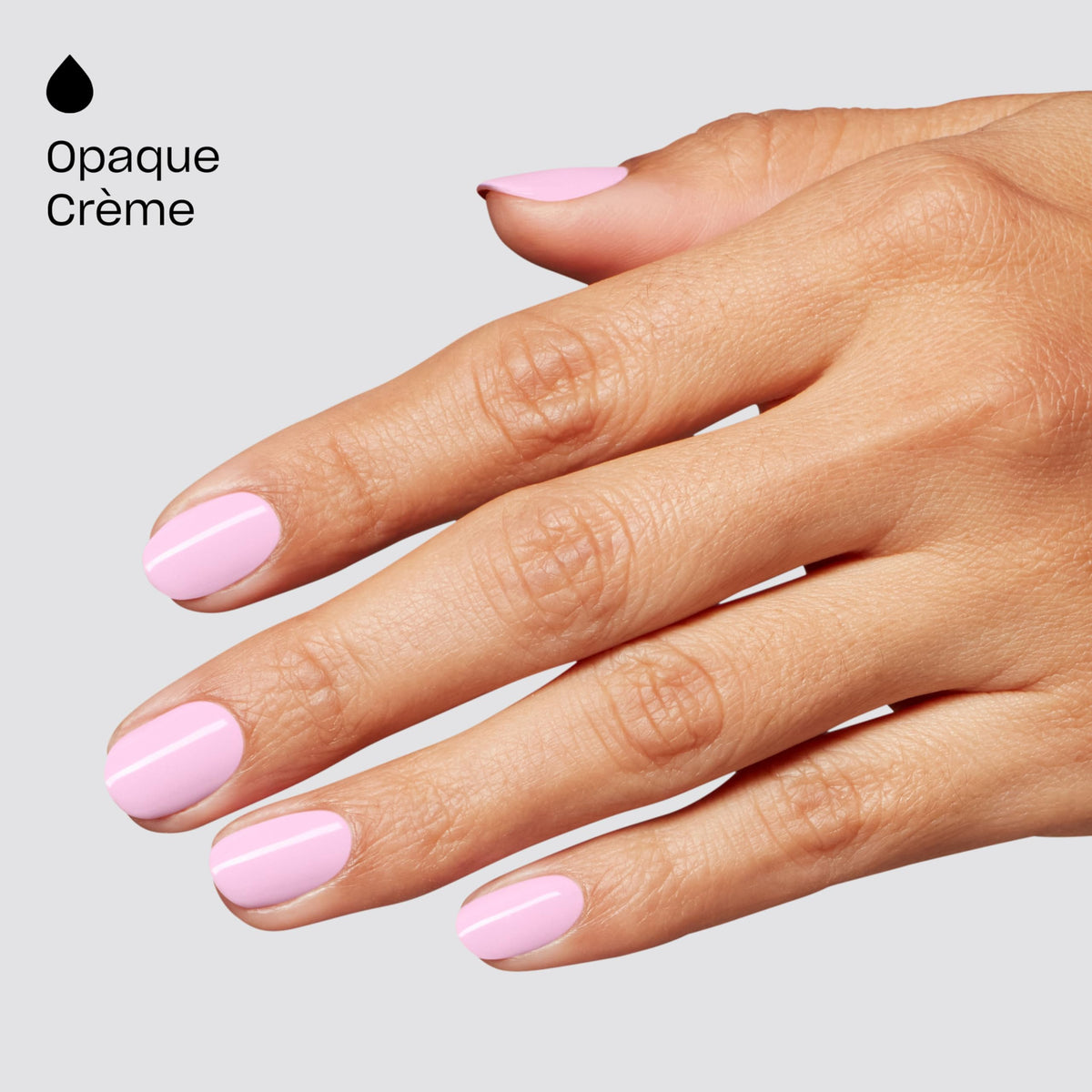 OPI GELement Let Me Lavender gel nail polish with curing lamp