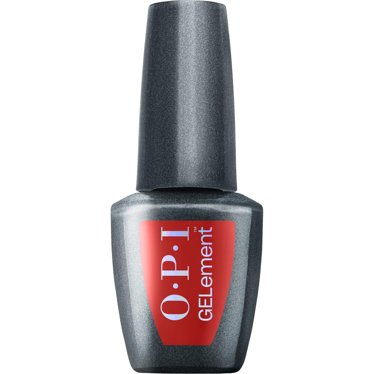 OPI GELement Single & Red-y gel nail polish front view 0.3 Fl Oz