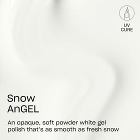 OPI GELement Snow AnGEL gel polish bottle with lid